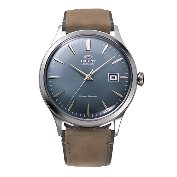 Orient Bambino Blue Dial Mechanical Leather Strap Watch| RA-AC0P03L