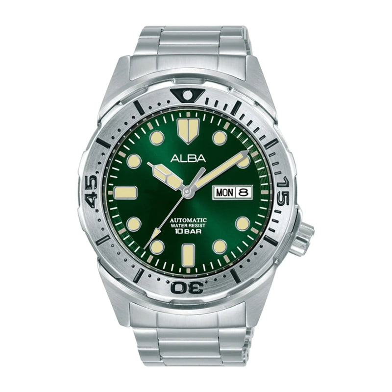 Alba Mechanical Green Dial Men's Automatic Watch AL4371X1