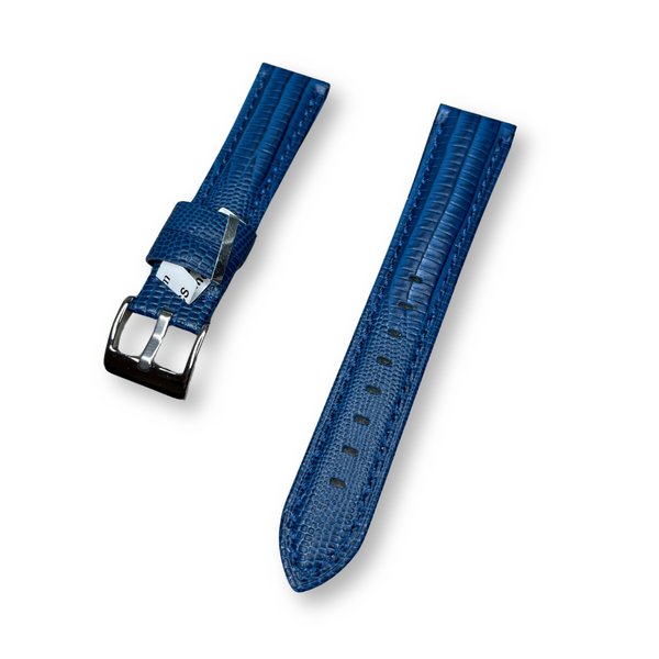 Wojue Snake Textured Genuine Leather Watch Strap