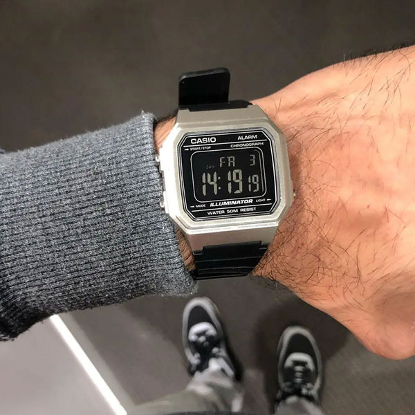Casio Illuminator Digital Black Dial Men's Watch | W-217HM-7BVDF