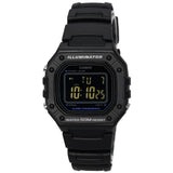 Casio "Illuminator" Youth Black Digital Men's Watch| W-218H-1BVDF