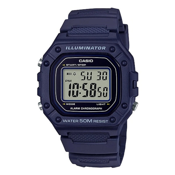 Casio "Illuminator" Youth Digital Men's Watch| W-218H-2AVDF