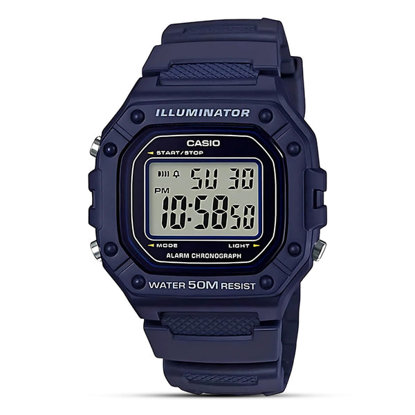 Casio "Illuminator" Youth Digital Men's Watch| W-218H-2AVDF