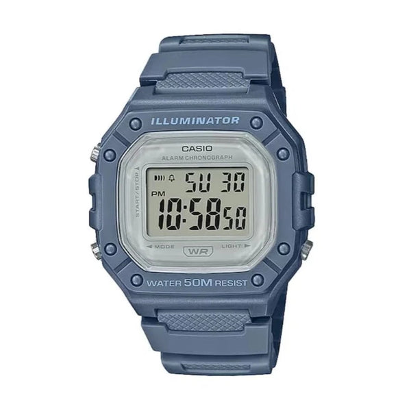 Casio "Illuminator" Youth Unisex Digital Watch| W-218HC-2AVDF