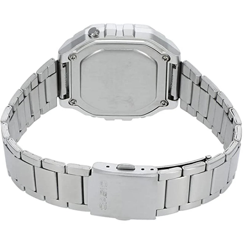 Casio "Illuminator" Digital Stainless Steel Men's Watch| W-218HD-1AVDF