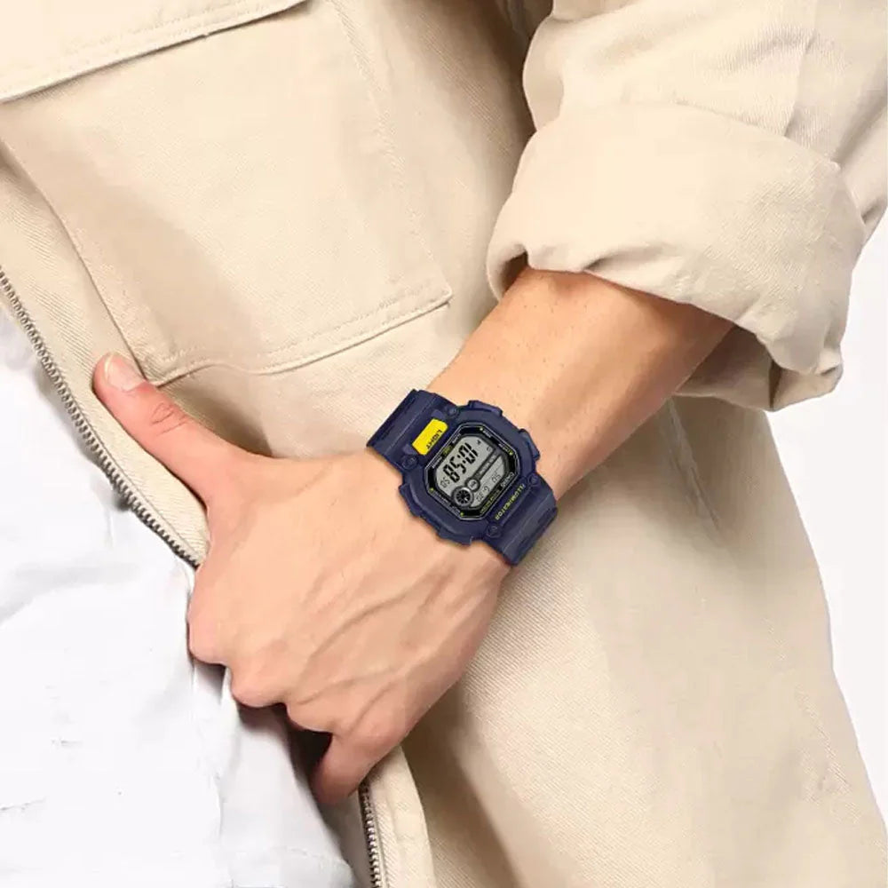 Casio Youth Rugged Style Blue Strap Digital Watch| W-737H-2AVDF