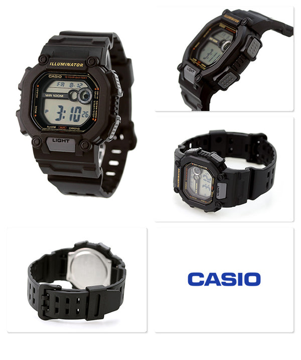 Casio Rugged Style Extra Long Strap Digital Watch | W-737HX-1AVDF