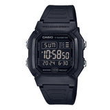 Casio Youth Dual Time Digital Black Dial Resin Band Men's Watch | W-800H-1BVDF