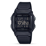 Casio Youth Digital Black Dial Resin Band Men's Watch | W-800H-1BVDF
