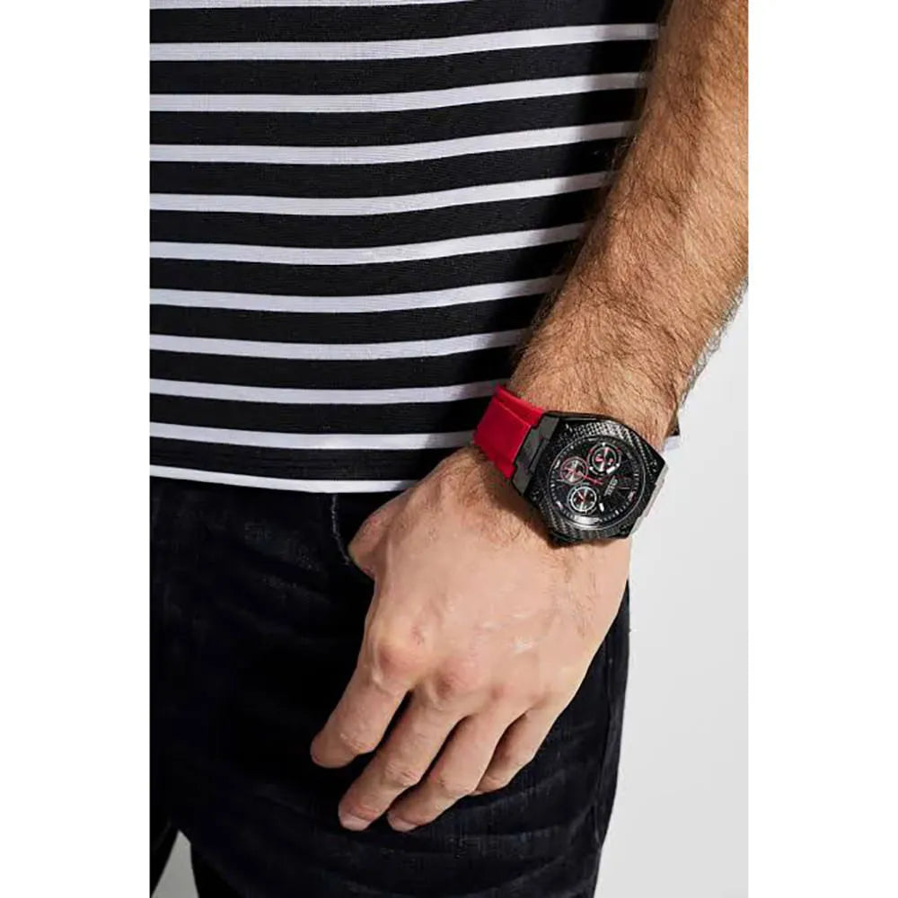 Guess Legacy Black Dial Multi Multifunction Men s Watch W1049G6