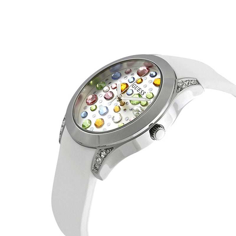 Guess Wonderlust Multicolored Crystal Dial Ladies Watch | W1059L1