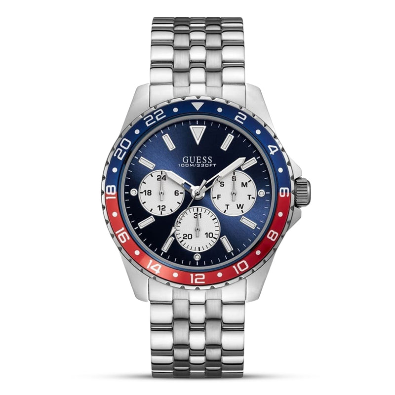 Guess Odyssey Multifunction Pepsi Blue Dial Men's Watch | W1107G2