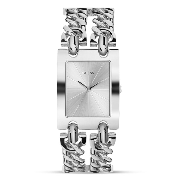 Guess Mod Quartz Silver Dial Ladies Watch | W1117L1