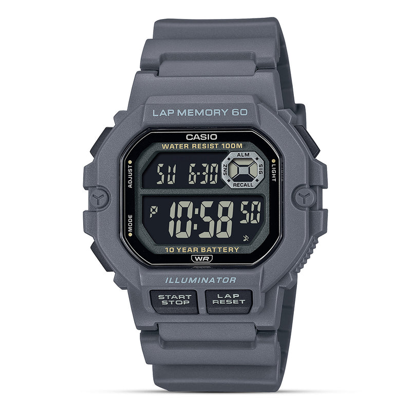 Casio Sporty Digital Black Dial Men's Watch | WS-1400H-8BVDF