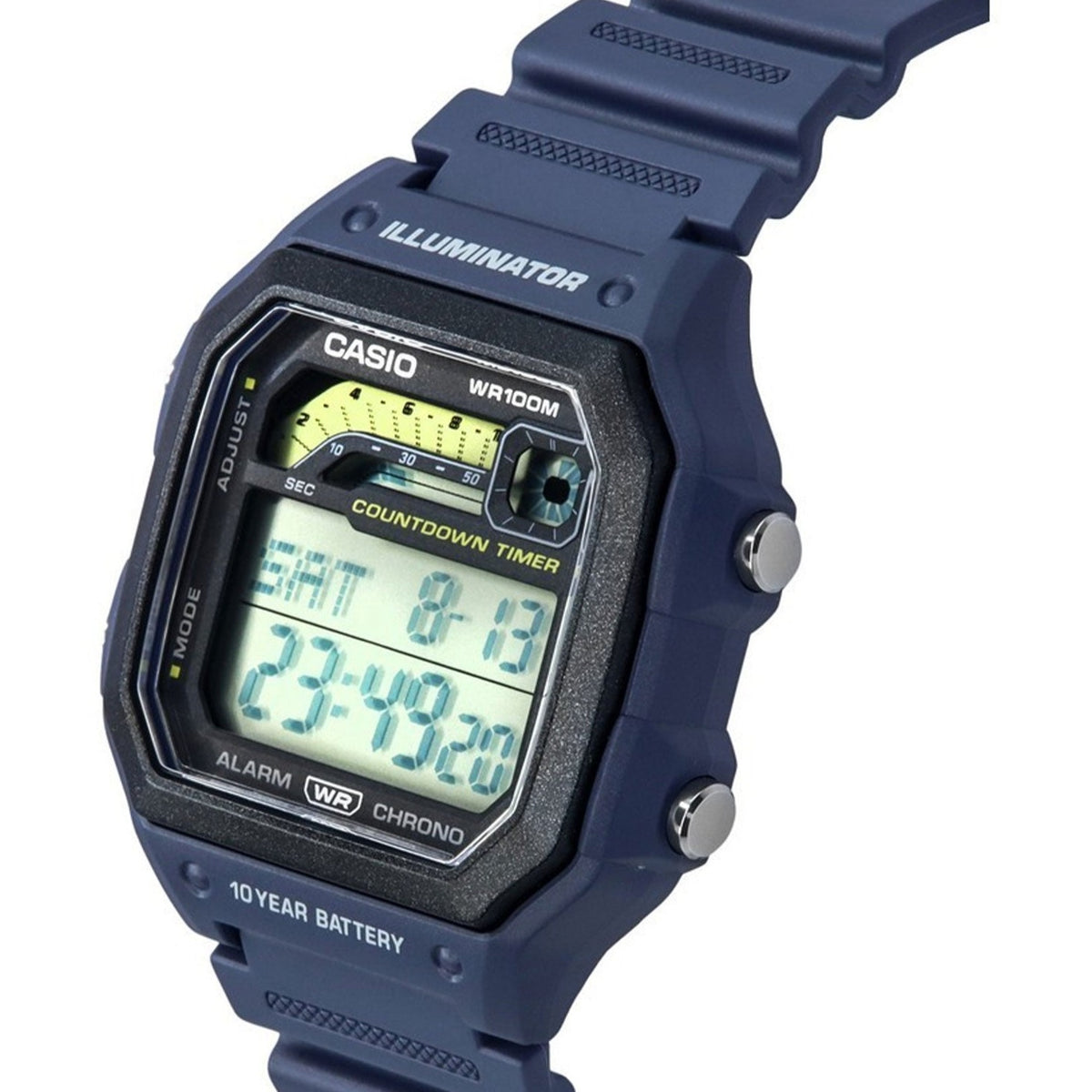 Casio WS-1600H-2AVDF| Standard Digital Blue Resin Men's Watch