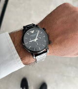 Emporio Armani Chronograph Black Dial Men's Watch | AR1507