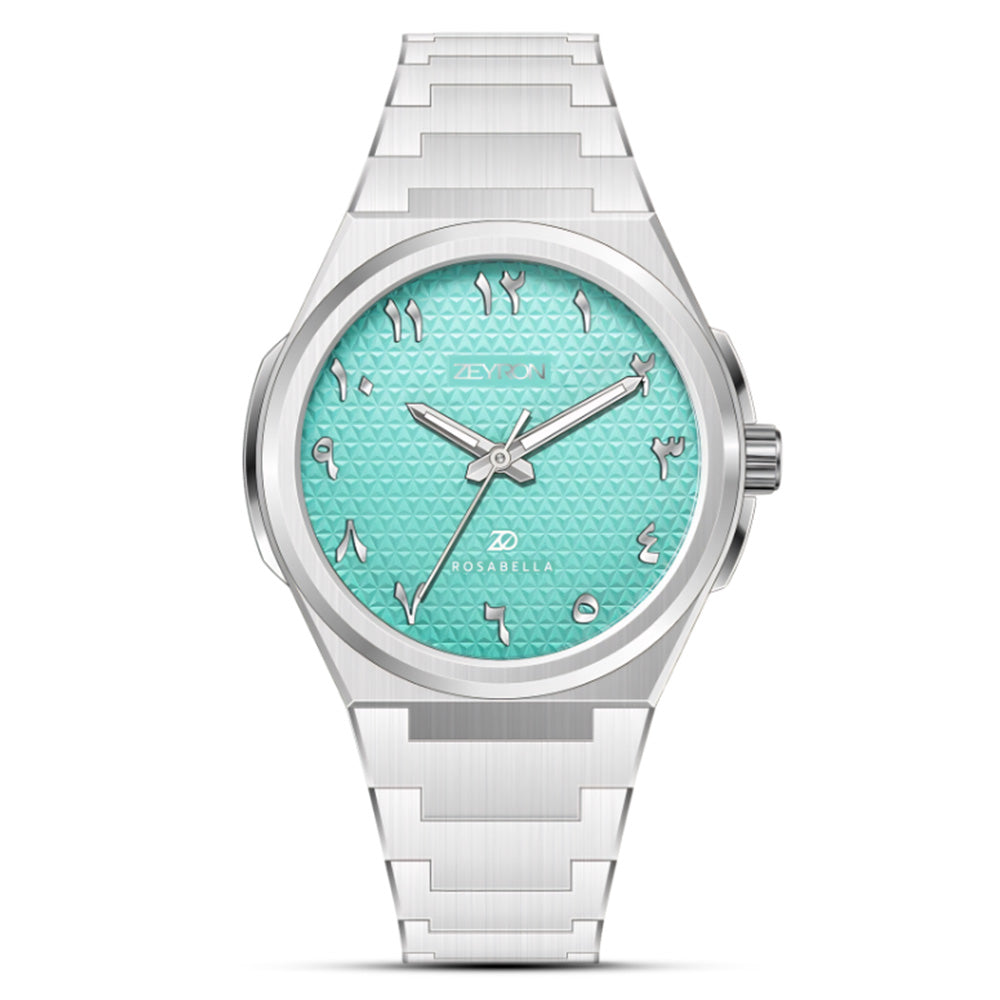 Zeyron Rosabella Eastern Numeral Aqua Soft  | ZR 2563