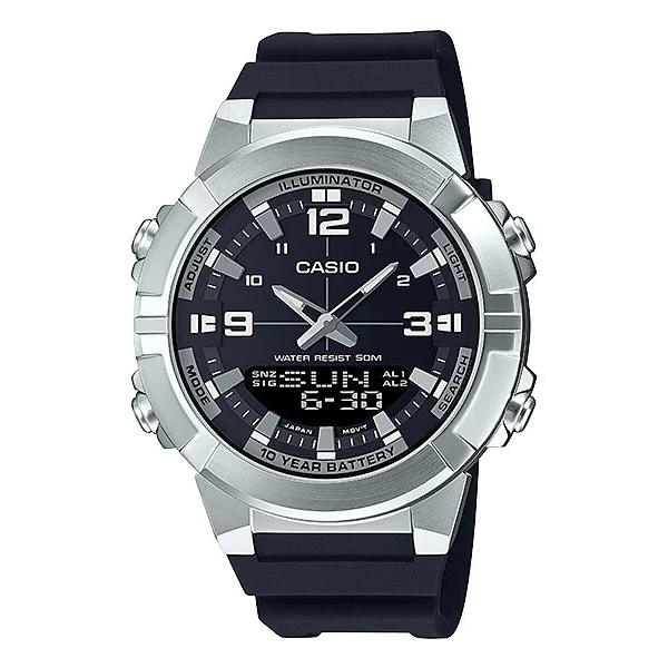 Casio Analog Digital World Time Men's Watch| AMW-870-1AVDF
