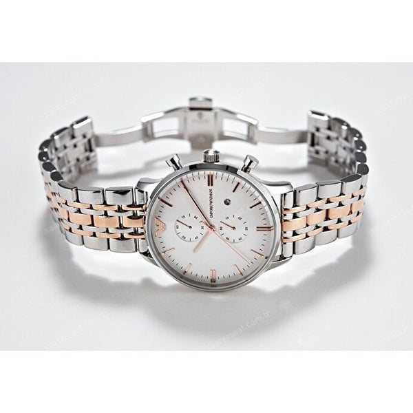 Emporio Armani Chronograph Two-Tone Steel Men's Watch| AR0399