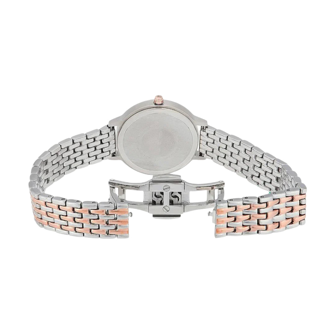 Emporio Armani Mother of Pearl Dial Two Tone Ladies Watch | AR11094