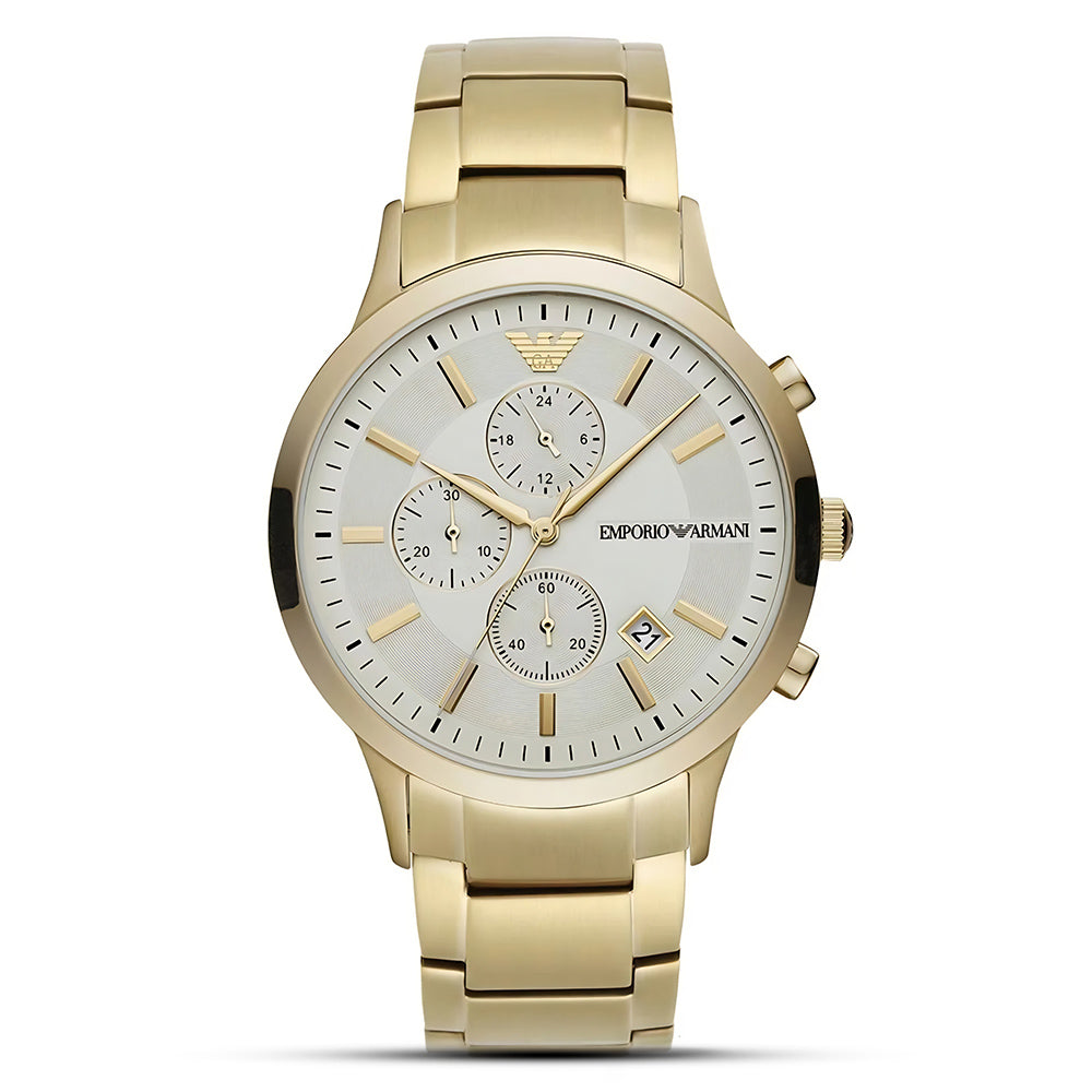 Emporio Armani Renato Chronograph Champagne Dial Men's Watch | AR11332