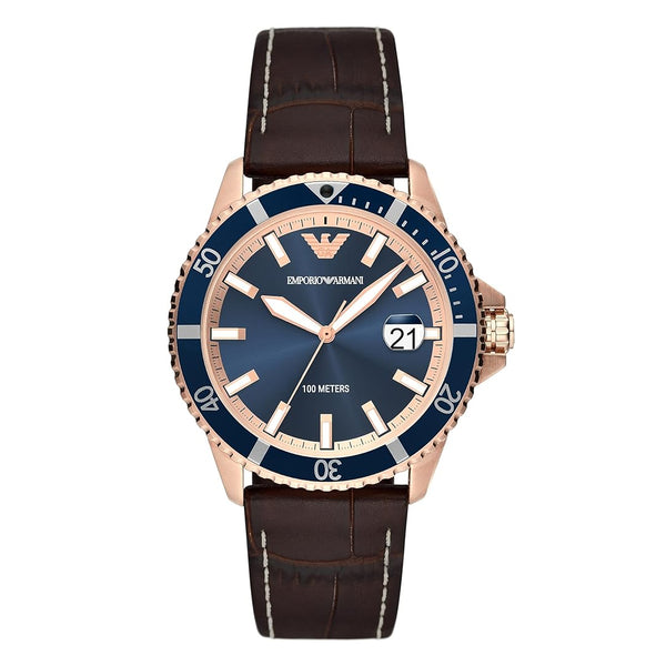 Emporio Armani Blue Dial with Date Men's Watch | AR11556