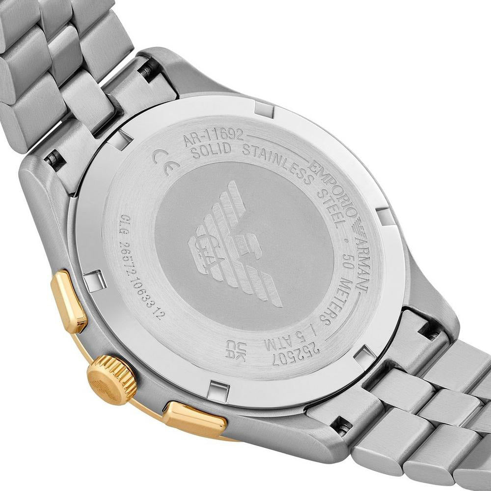 Emporio Armani Dario Two Tone Green Dial Men's Watch | AR11692