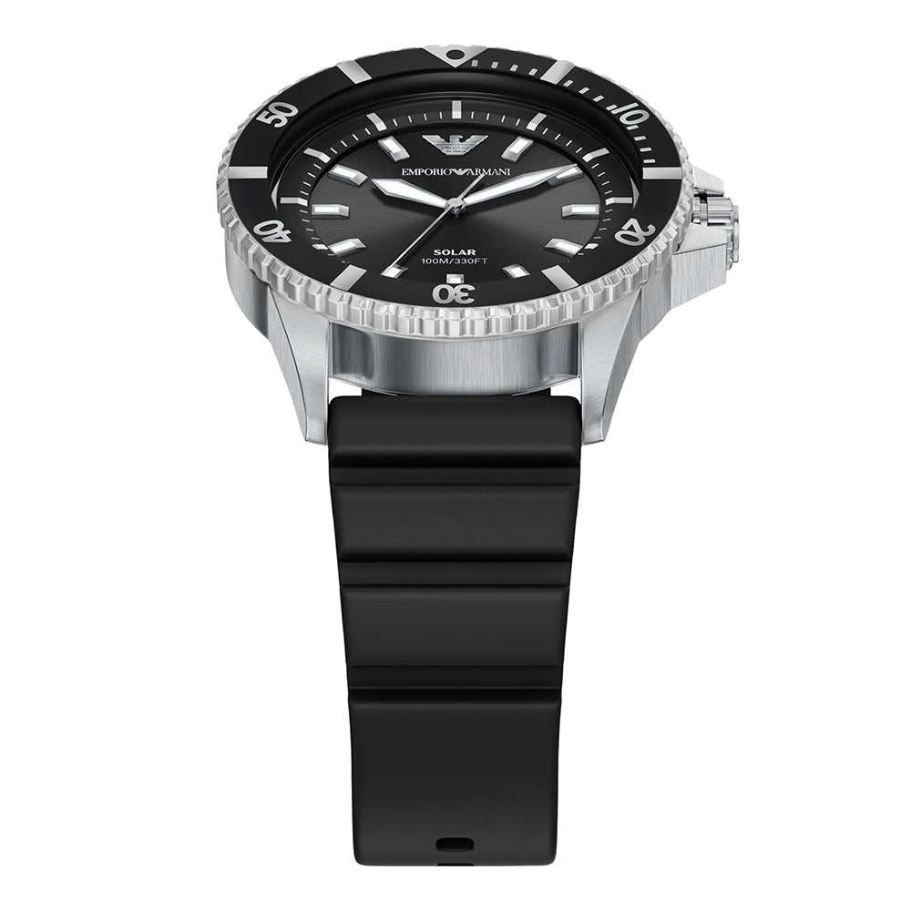 Emporio Armani World Explorer Solar Black Dial Watch | AR11788