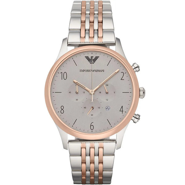 Emporio Armani Two-Tone Chronograph Men's Watch| AR1864