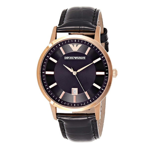 Emporio Armani Renato Black Dial Men's Watch | AR2425