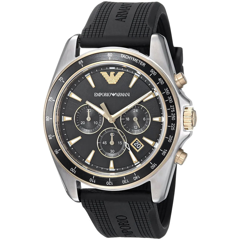 Emporio Armani Chronograph Silicone Men's Watch| AR80003