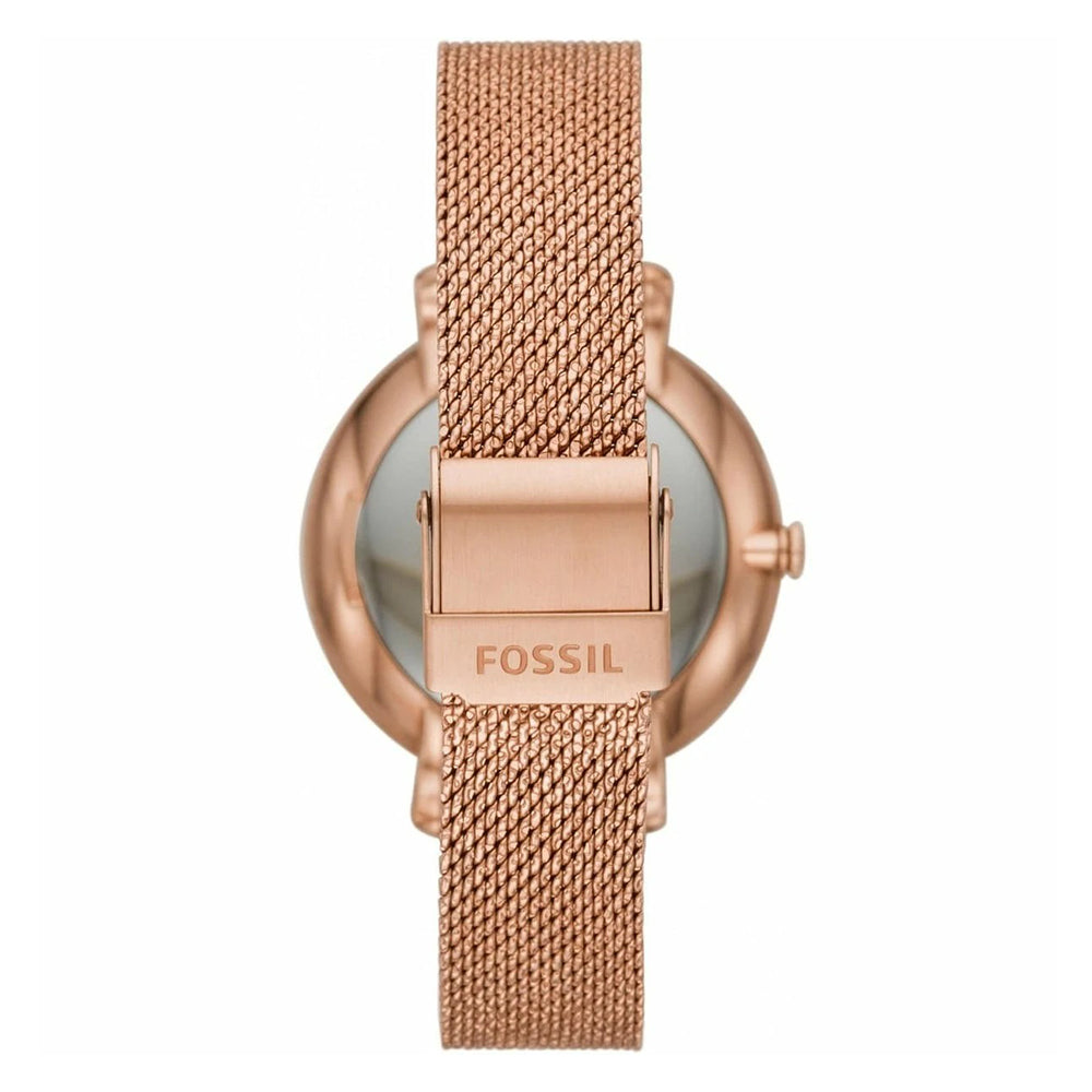 Fossil Jacqueline Slim White Floral Dial Ladies Watch | ES4534