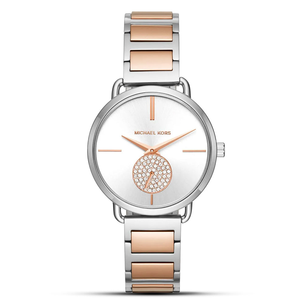 Michael Kors Portia Two Tone Ladies Watch | MK3709