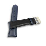 Peyton Rous Plain Dark Blue Leather Strap | 22MM