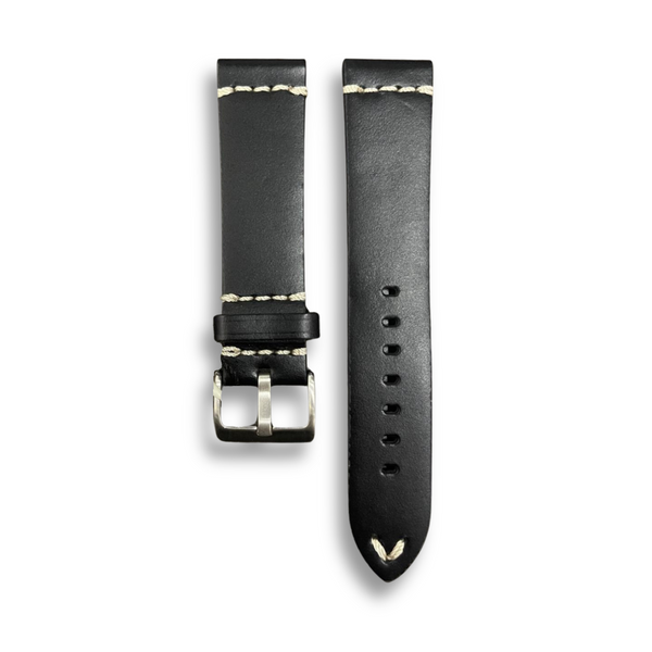 PT Genuine Leather Plain Stitched Textured Strap