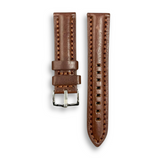 Genuine Leather Stitched Textured Strap