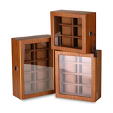 12 Slots Premium Wooden Watch Organizer – Stylish & Secure Storage