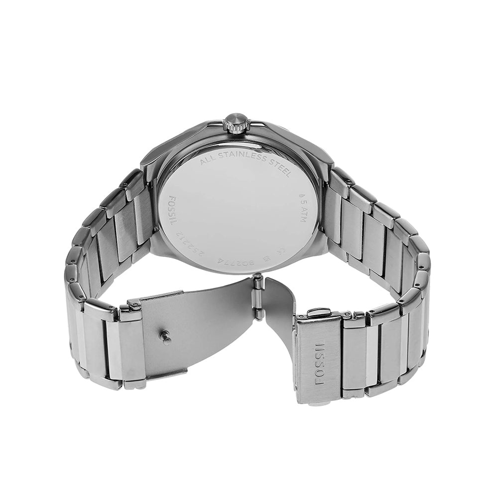 Fossil Evanston Blue Round Dial Men's Watch BQ2774