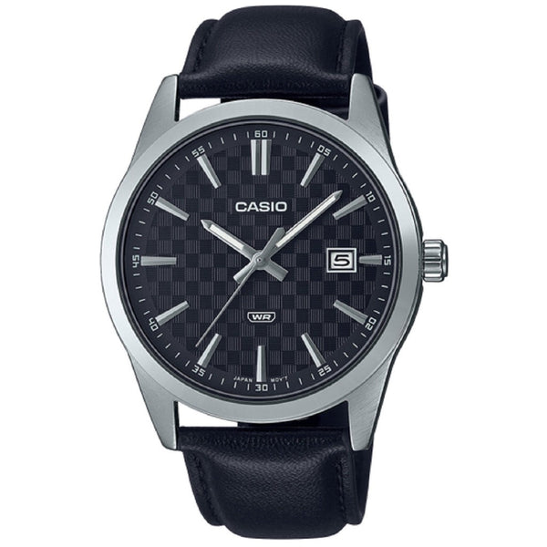 CASIO ENTICER Chess Black Dial Men's Watch| MTP-VD03L-1A 