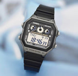 Casio Illuminator Digital Display Quartz Black Men's Watch | AE-1300WH-8AVCF