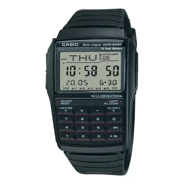 Casio Classic Data Bank Calculator Belt Men's Watch| DBC-32-1ADF