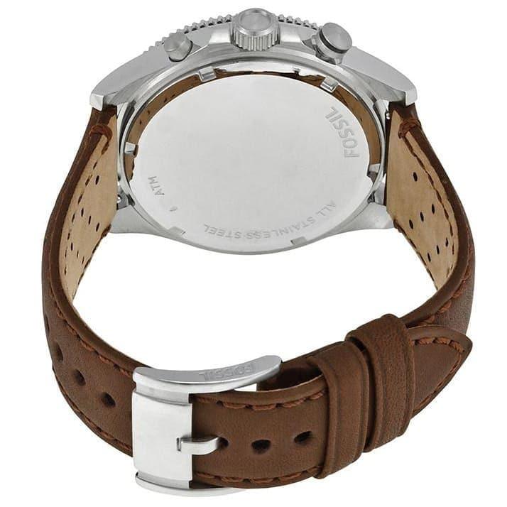 Fossil Wakefield Eggshell Dial Brown Men's Watch | CH2943