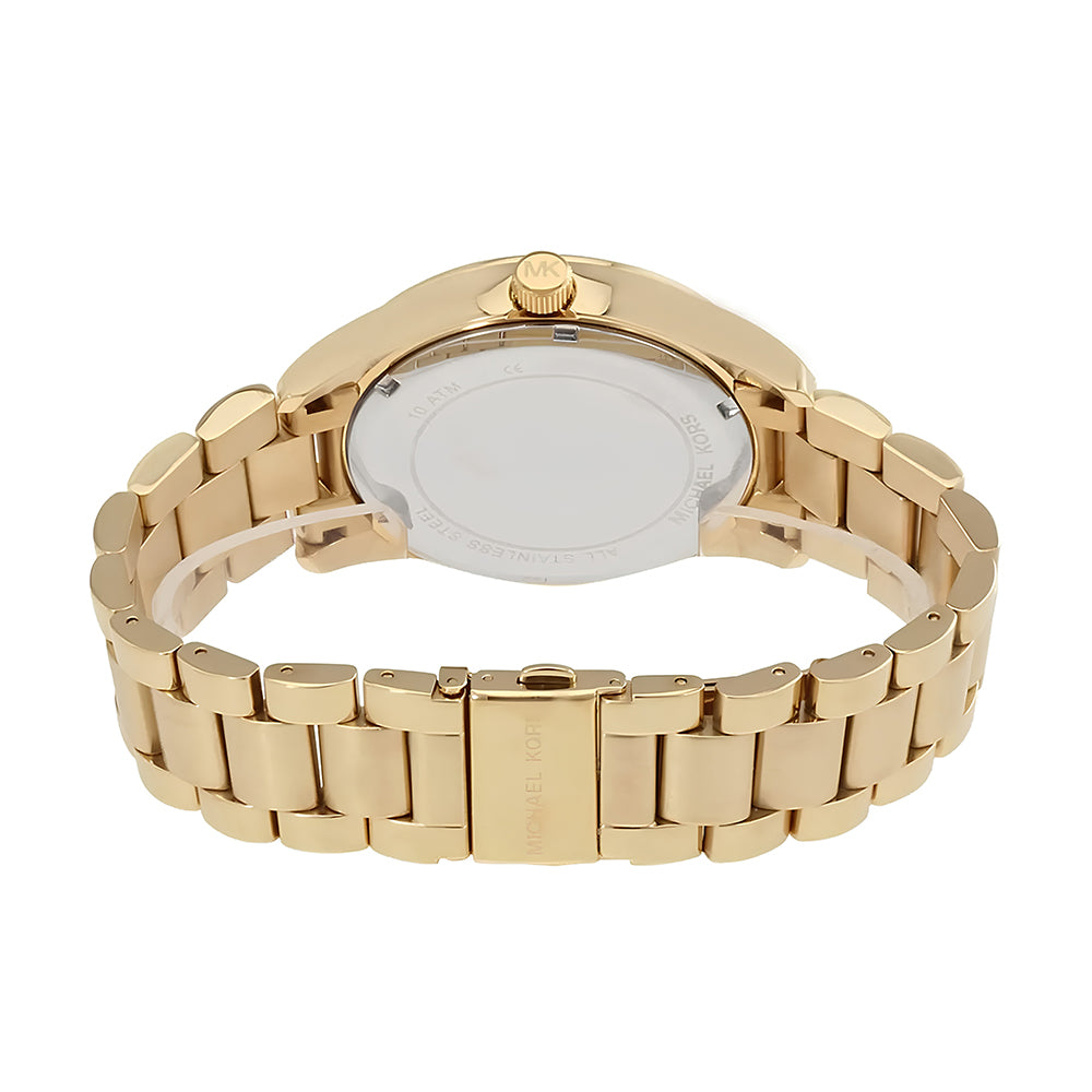 Michael Kors Layton Crystal Pave Blue Dial Ladies Watch | MK6243