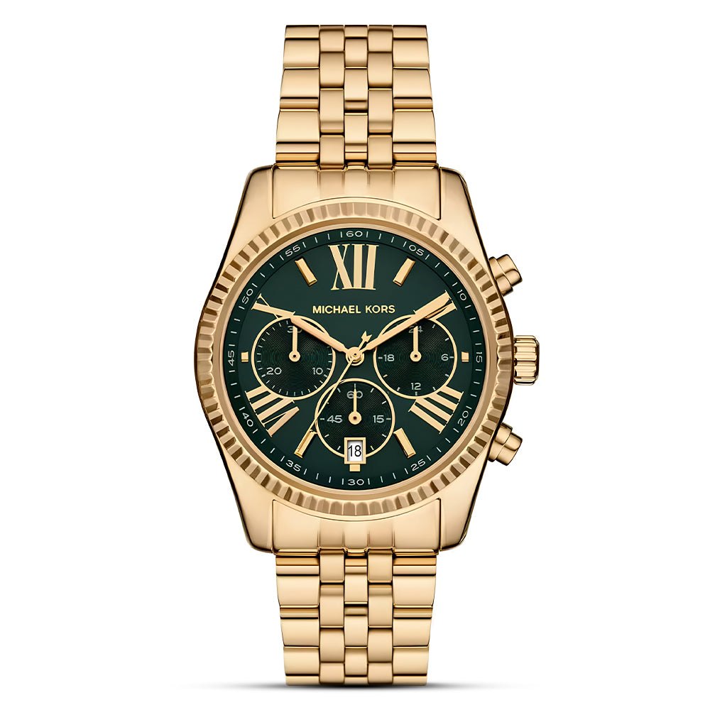 Michael Kors Lexington Gold Tone Ladies Watch | MK4983