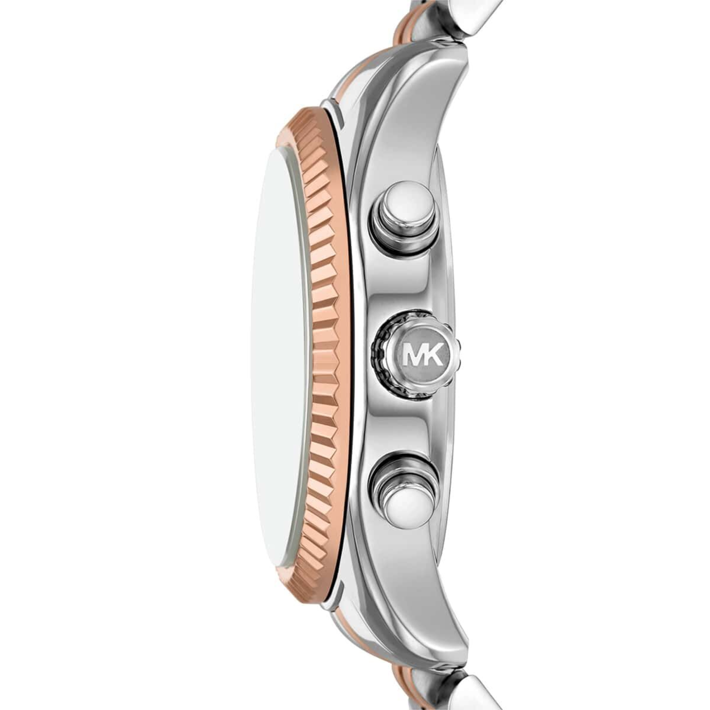 Michael Kors Lexington Two Tone White Dial Women's Watch | MK4985