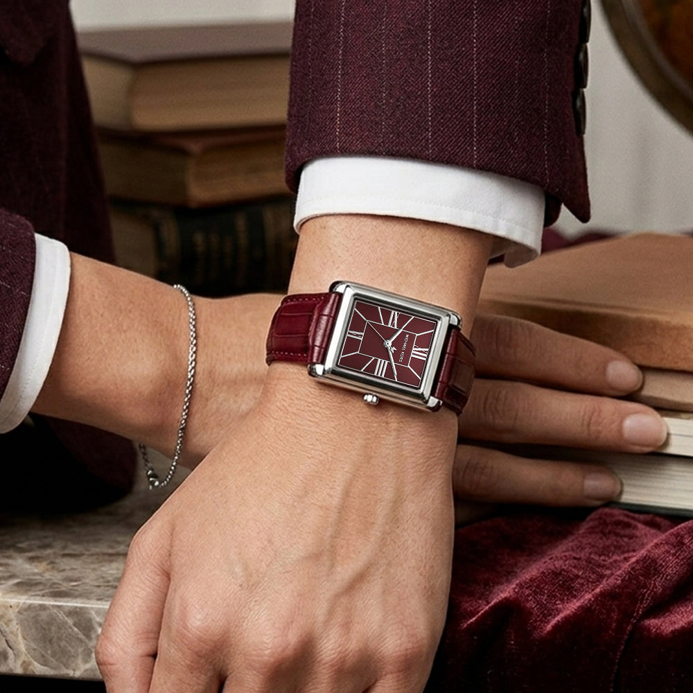 Michael Kors Essex Burgundy Dial Ladies Watch | MK4966