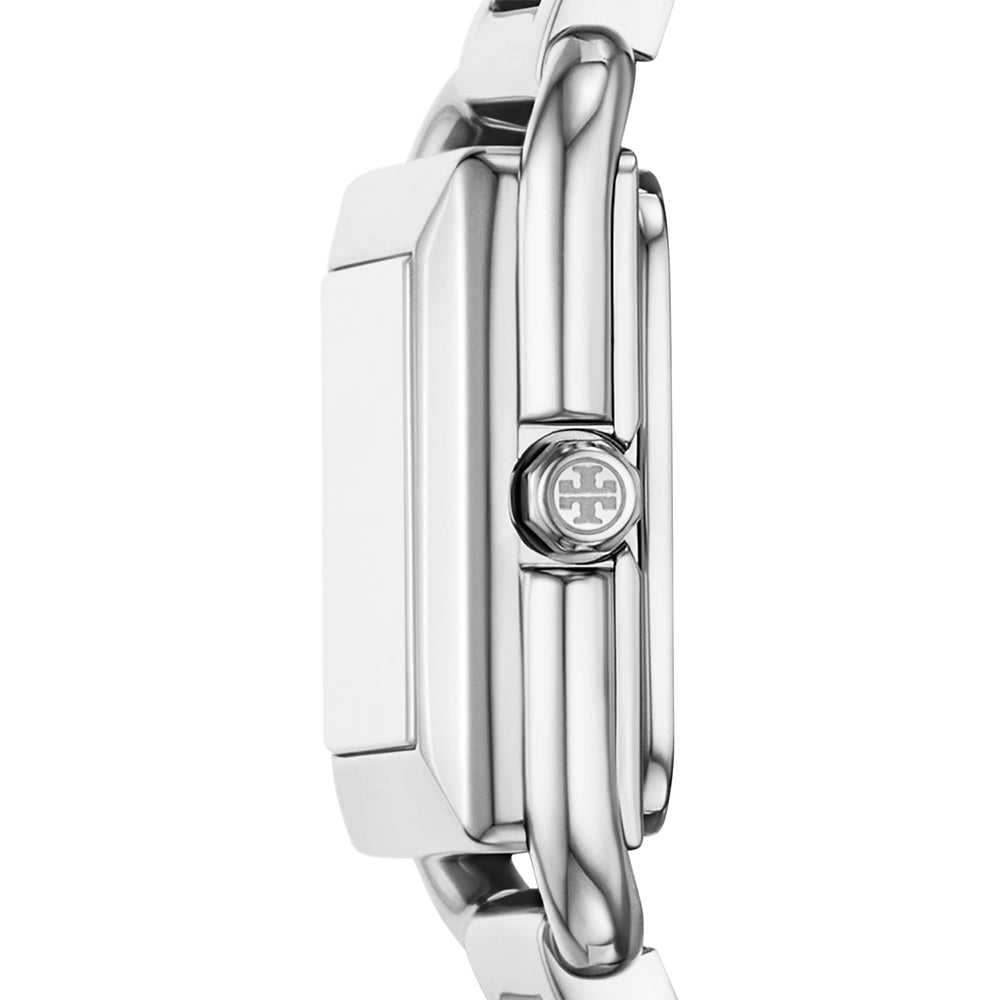 Tory Burch Small Kira Ivory Dial Two-Tone Ladies Watch TBW6027