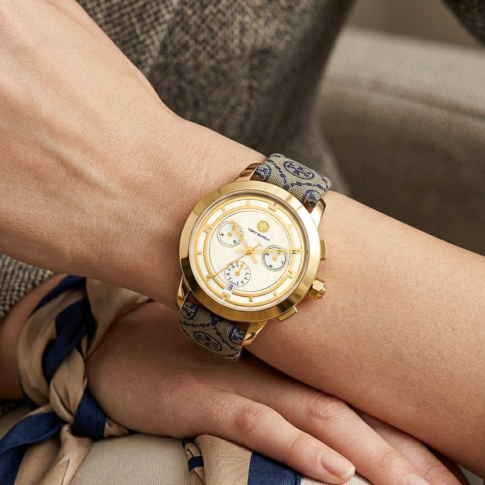 Tory Burch The Tory Chronograph Ladies Watch TBW1035