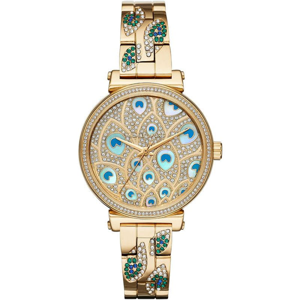 Michael Kors Sofie Analog Gold Dial Women's Watch| MK3945