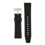 Fossil 22mm Black Silicone Men's Watch Strap | BQ2494S